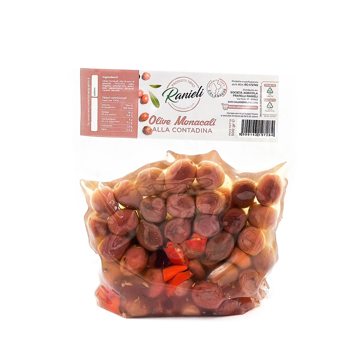 Olive monacali alla contadina